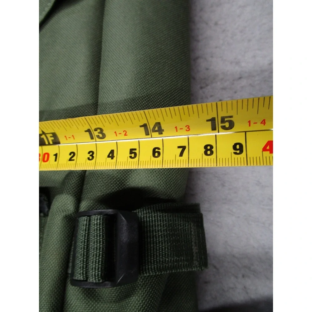Good Boy Golf Backpack Olive Green Canvas Rucksack Laptop Sleeve Buckle Straps